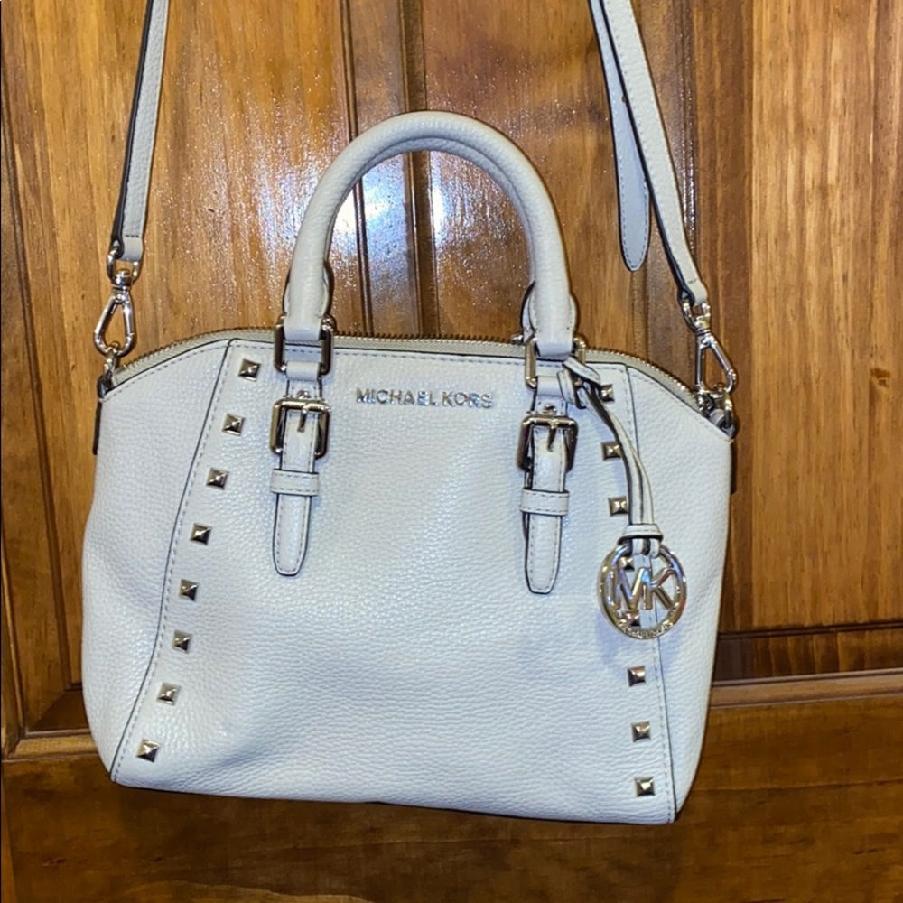 Gray Michael Kors Purse